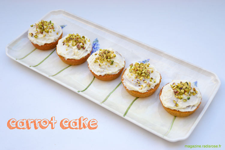 recette carrot cake http://radisrose.fr/carrot-cake/ #carrotcake #muffin #cupcake