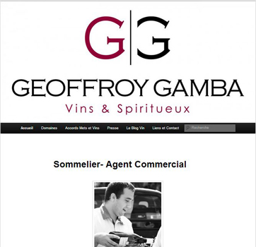 Geoffroy Gamba blog vin