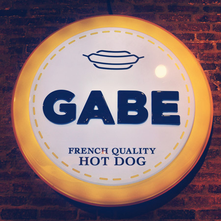 Gabe Hot-dog, à la sauce française