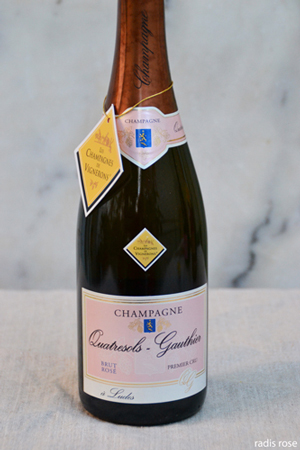 champagne rosé Quatresols-Gauthier