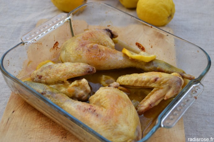 Poulet Au Sirop D Rable Citron Et Romarin Radis Rose