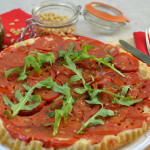 recette tarte tatin aux tomates confites par radis rose