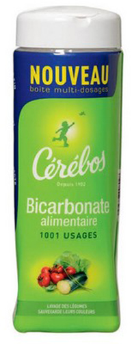 Bicarbonate pour nettoyer les fruits et légumes non bio en retirant un maximum de pesticides