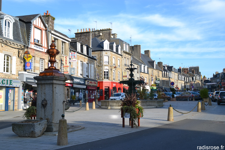 Villedieu-les-Poêles, petite ville de Normandie connue pour le travail du cuivre et ses cloches par radis rose