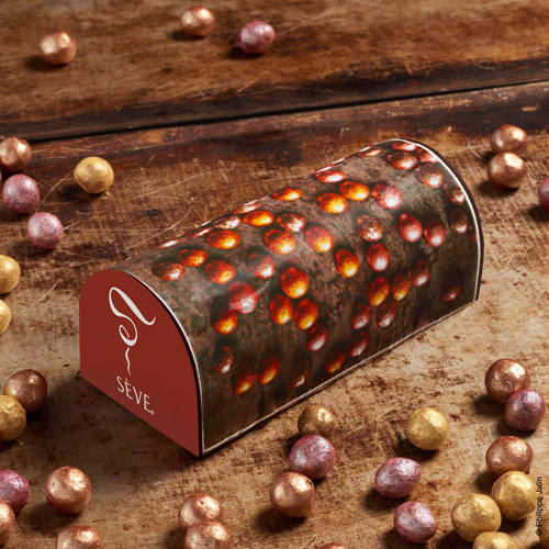 bûche de noël Perle par Richard Sève #Noël #déco #deco #decoration #Noel #chocolat