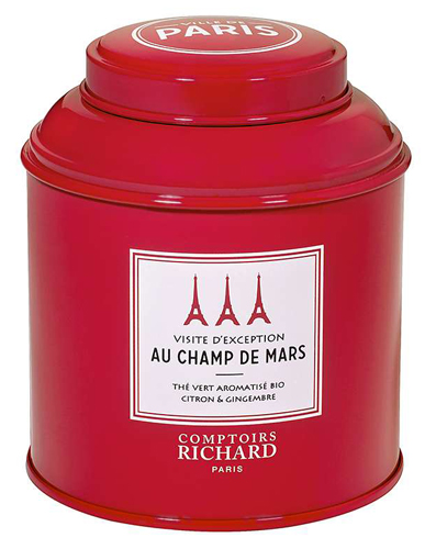 Thés et tisanes Ville de Paris de Comptoirs Richard, idée de cadeau de noël par radis rose