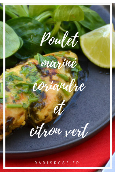 recette poulet mariné coriandre et citron vert