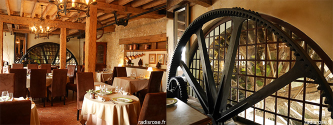 La véloscénie, Restaurant Moulin du Domaine de Villeray par radis rose blog voyage gourmand