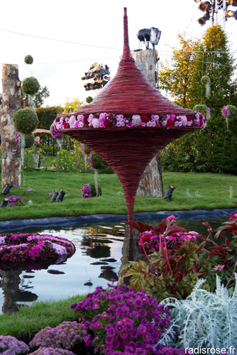 Folie’Flore spectacle floral à Mulhouse par radis rose #mulhouse #alsace #fleur #folieflore