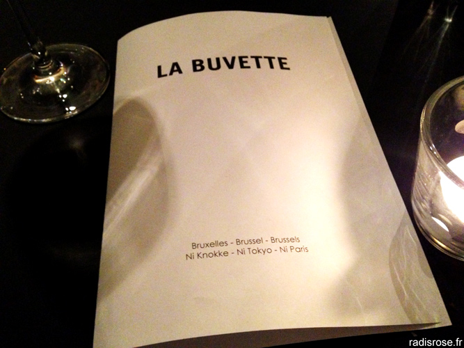 Restaurant bistronomique La Buvette Bruxelles par radis rose #Bruxelles