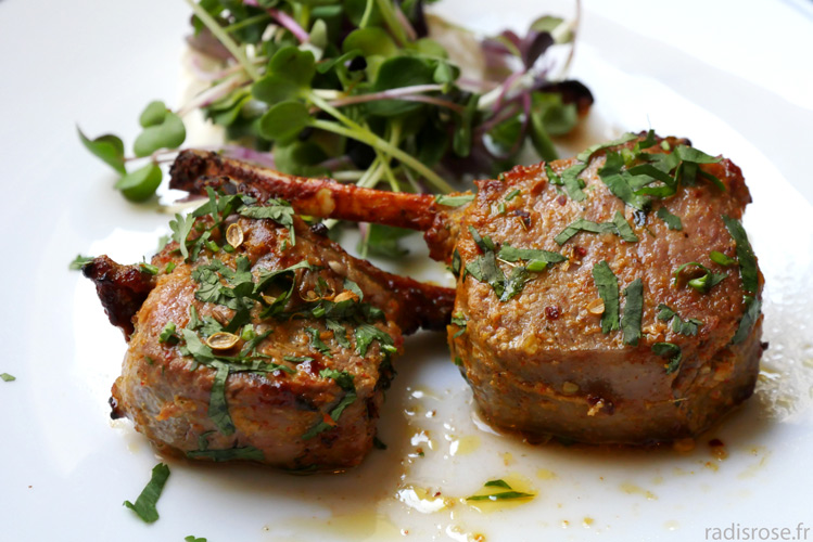 Desi Road, restaurant indien à Paris qui revisite la street food indienne, agneau tandoori