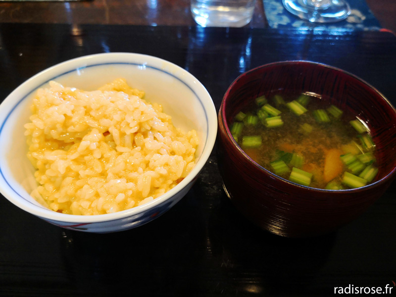Riz œufs beurre, Déjeuner à la table d’hôtes d’Asafumi Yamashita, le maraîcher des chefs