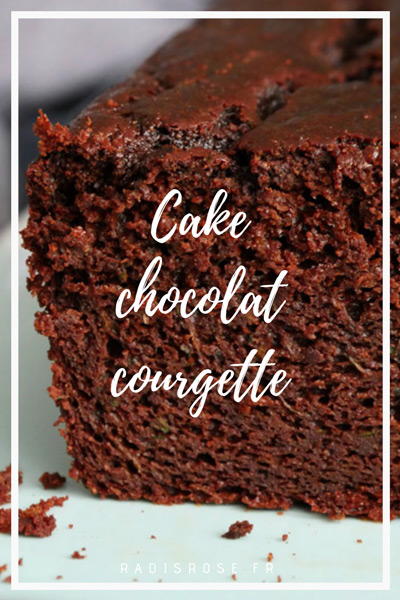 Recette facile cake courgette chocolat