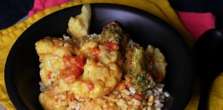 Recette Curry de chou-fleur et brocoli
