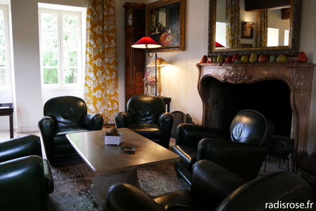 Salon, Villa Louise, hôtel de charme à Aloxe-Corton près de Beaune en Bourgogne