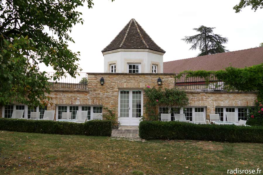 Solarium, Villa Louise, hôtel de charme à Aloxe-Corton près de Beaune en Bourgogne