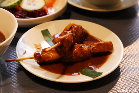 Poulet satay, Djakarta Bali, restaurant indonésien à Paris pour les amateurs de cuisine asiatique