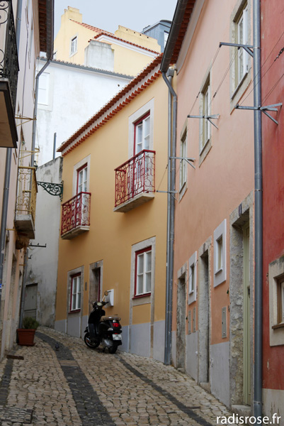 ruelle typique, Balade dans l’Alfama quartier typique de Lisbonne