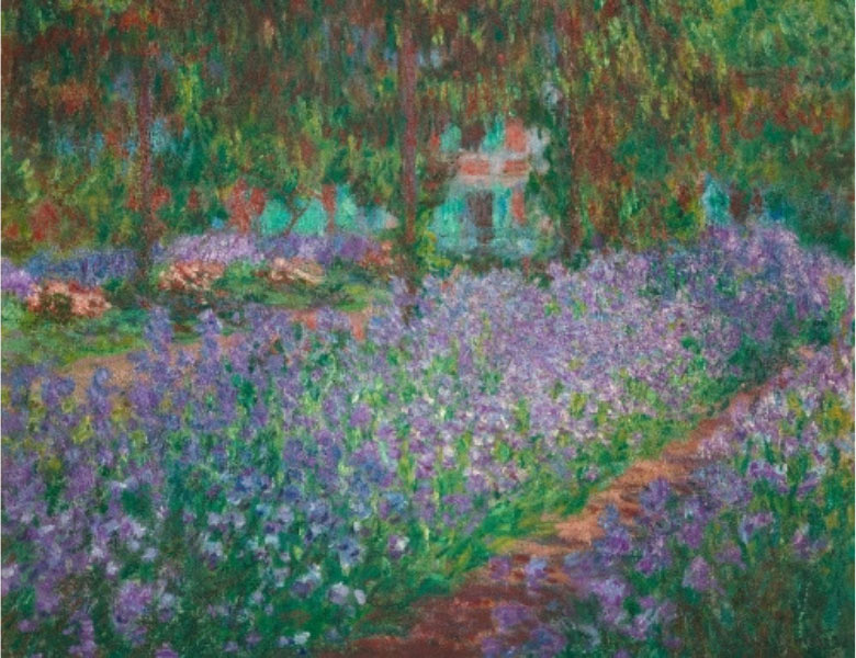Dans les jardins de Claude Monet à Giverny en Normandie