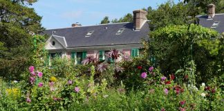 Dans les jardins de Claude Monet à Giverny en Normandie