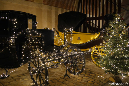 Noël aux mille et unes couleurs au château de Vaux-le-Vicomte, musée des équipages