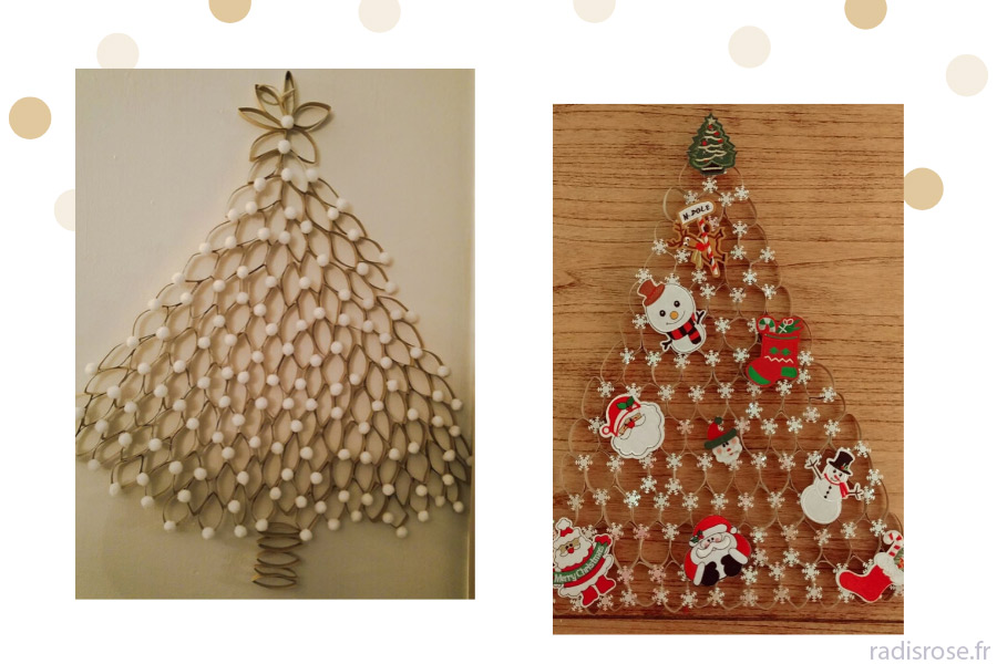 Idées de sapins de Noël réutilisables en carton