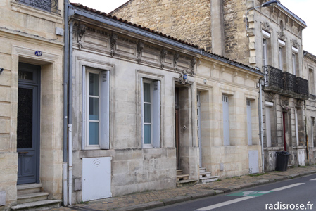 week-end à Bordeaux, échoppe bordelaise, maison en pierre de taille typique de Bordeaux