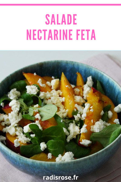 Recette Salade nectarine feta
